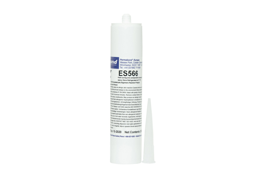 Permabond® ES566 1-K-Epoxidharzklebstoff 320 ml und Dosierspitze