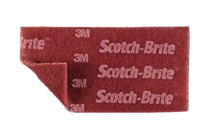 Scotch-Brite™ MX-HP A very fine Multiflex Handpad rot