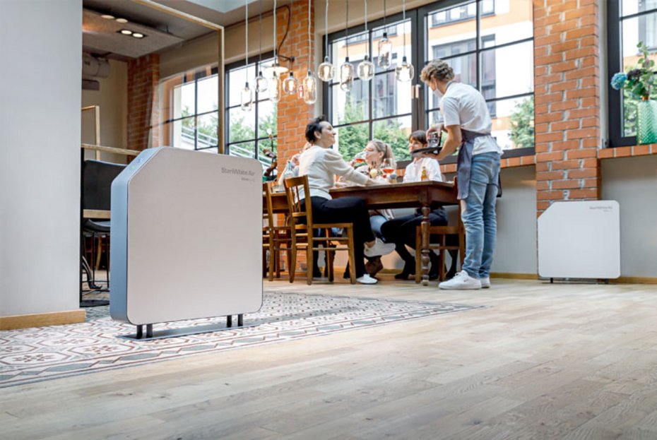 Steriwhite Air Q115 in einem Restaurant