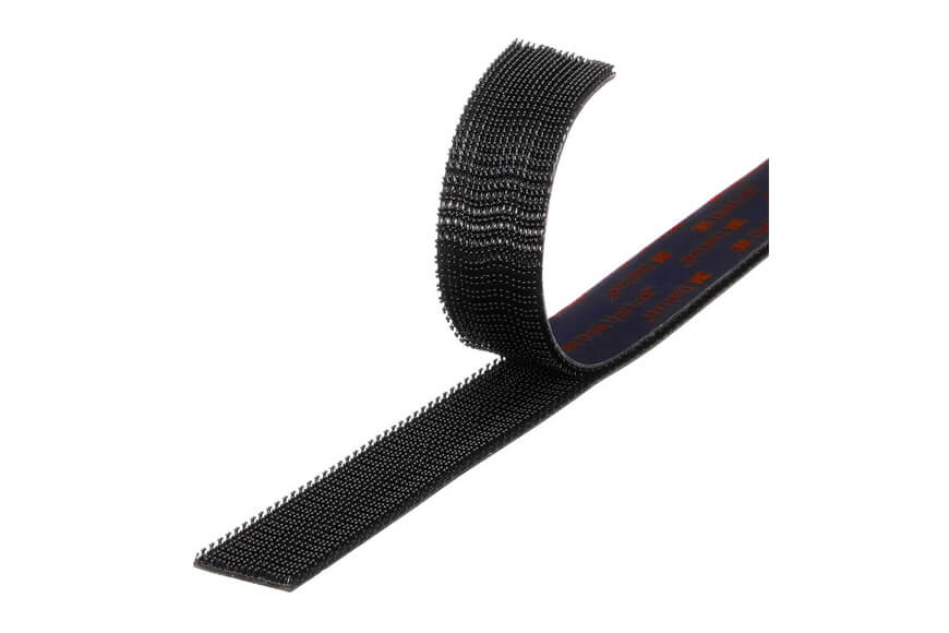 3M-Dual-Lock-SJ3550CF 3M Duallock SJ3550CF Druckverschlussband in schwarz, 12,5 mm x 46 m, 40 Köpfe