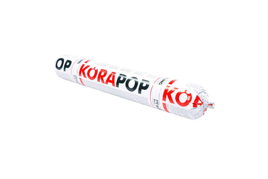 Koerapop-225 Körapop 225 Montagekleb- und Dichtstoff 600 ml Schlauchbeutel weiß, schwarz, grau