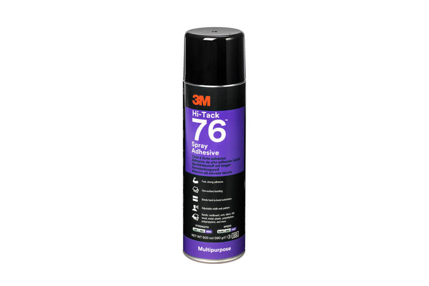 3M-Spruehklebstoff-Rubber-and-Vinyl-80 3M™ Sprühklebstoff Rubber and Vinyl 80, 500 ml Sprühdose in gelb