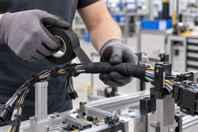 Kabel- und Schlauchfixierung Anwendungsbild