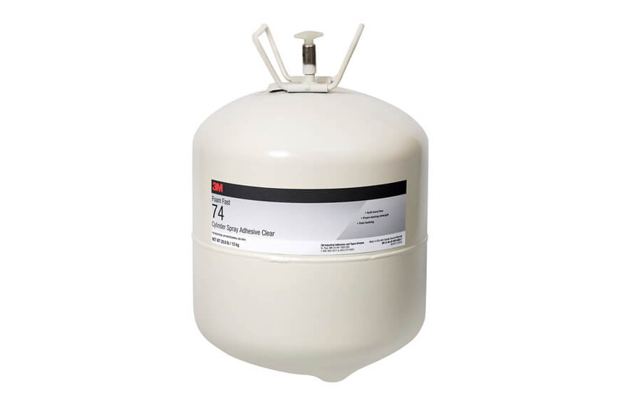 3M Zylinder Sprühklebstoff Foam Fast 74 3M™ Zylinder Sprühklebstoff Foam Fast 74, 13 kg Sprühklebstoff, klar