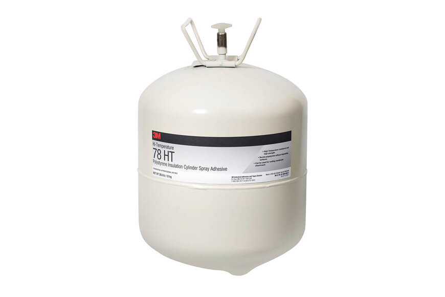 3M Zylinder Sprühklebstoffe Poly Foam 78HT 3M Zylinder Poly Foam 78HT Sprühklebstoff, 13kg in blau