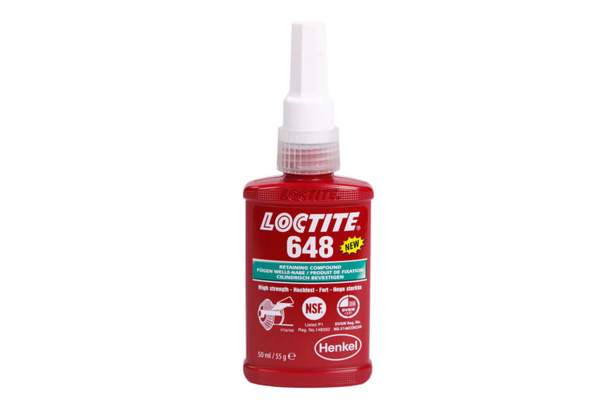 Loctite® 648 Füge Welle-Nabe 50 ml Flasche Loctite® 648 Füge Welle-Nabe 50 ml Flasche in grün