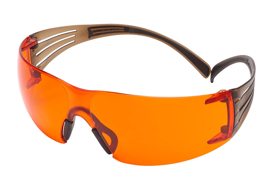 SecureFit™ SF406SGAF Schutzbrille, orange getönte Scheiben