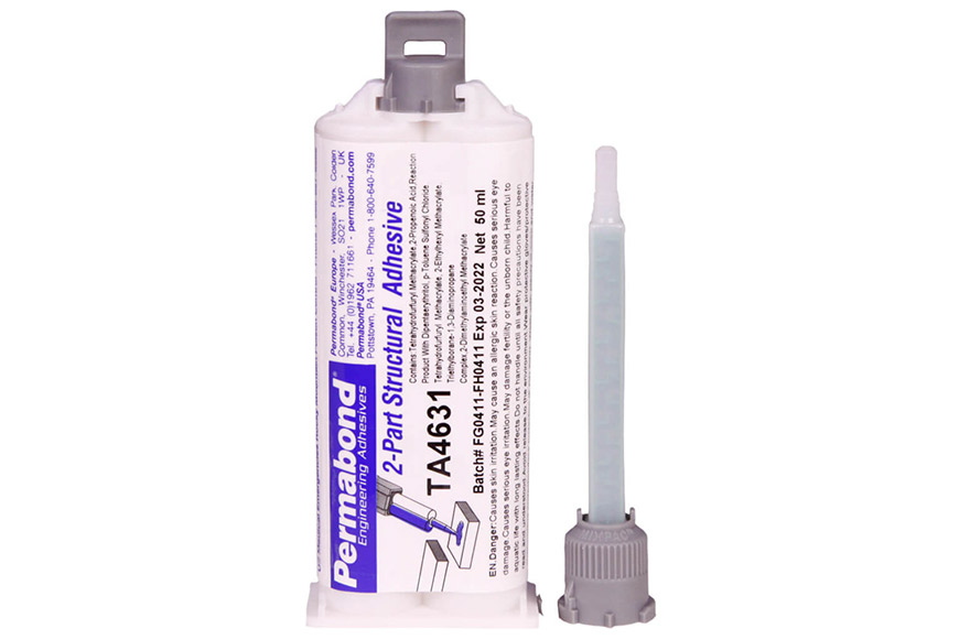 Permabond® TA4631 2-K-Acrylatklebstoff 50 ml mit Mischdüse