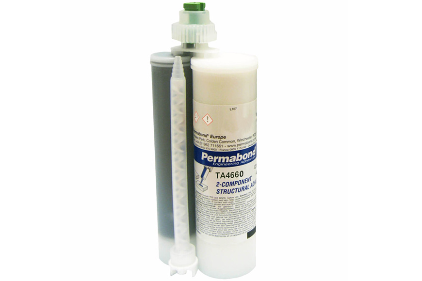 Permabond® TA4660 2-K-Acrylatklebstoff 400 ml Doppelkartusche mit Mischdüse