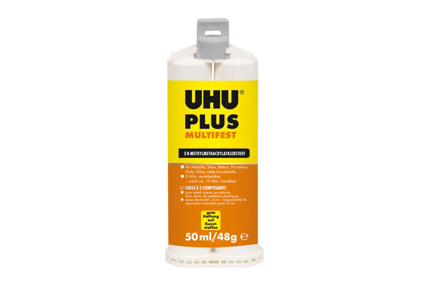 UHU plus multifest 2-K-Acrylatklebstoff 50 ml Doppelkartusche