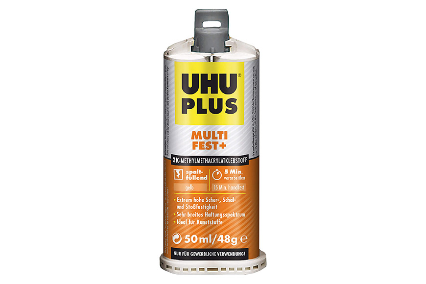 UHU plus multifest+ 2-K-Acrylatklebstoff 50 ml Doppelkartusche