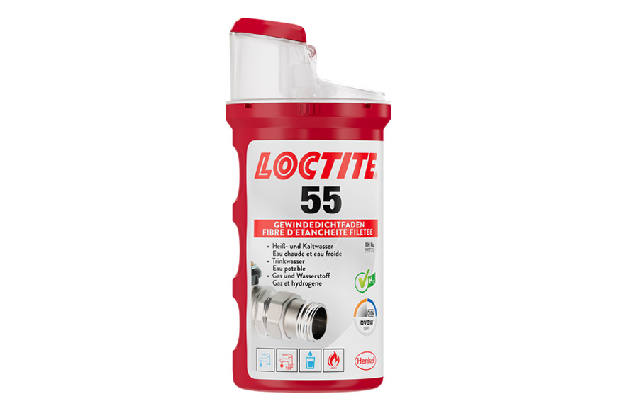 Loctite® 55 Gewindedichtfaden 160 m Dose, weiß