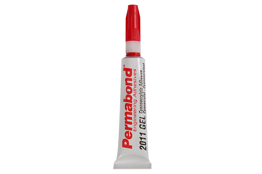 Permabond® 2011 20 g Tube tropffreies Gel, farblos Permabond® 2011 Cyanacrylatklebstoff 20 g Tube tropffreies Gel, farblos