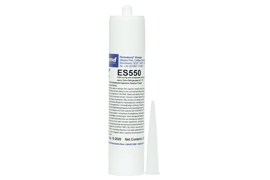 Permabond® ES550 320 ml Kartusche mit Düse, grau Permabond® ES550 320 ml Kartusche mit Düse, grau