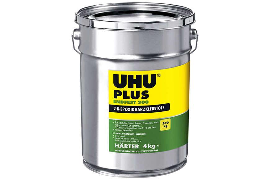 UHU plus endfest 300 2-K-Epoxidharzklebstoff 4 kg Eimer Härter