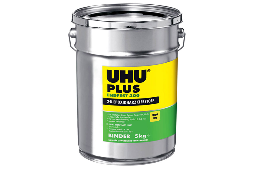 UHU plus endfest 300 2-K-Epoxidharzklebstoff 5 kg Eimer Binder