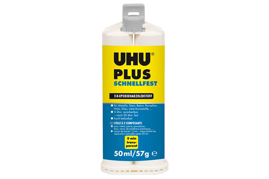 UHU plus schnellfest 2-K-Epoxidharzklebstoff 50 ml Doppelkartusche