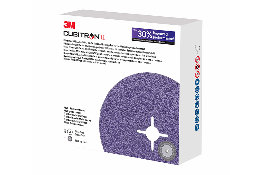 3M™ Cubitron™ II 982CX Pro Fiberscheiben Set