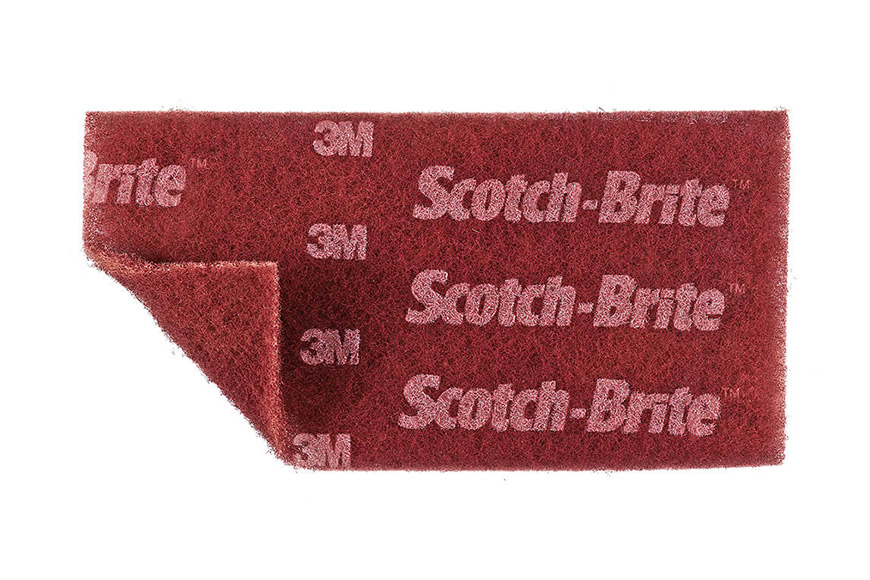 Scotch-Brite™ MX-HP A very fine Multiflex Handpad rot