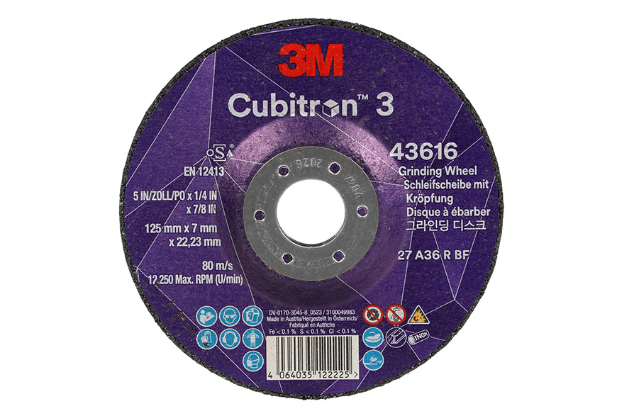 3M™ Cubitron™ 3 43616 Schruppscheibe, 125 mm, 36+ 