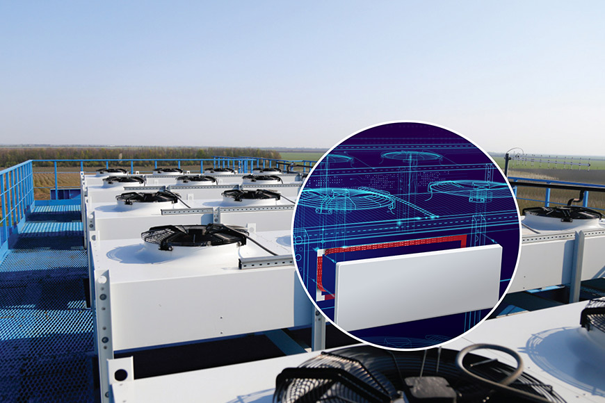 Anwendung des 3M™ VHB™ Max in der HLK Anwendung des 3M™ VHB™ Max in der HLK