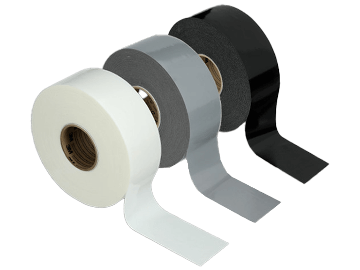 3M™ Hochleistungs-Dichtband Familie 441X+ in grau, schwarz und weiß 3M™ Hochleistungs-Dichtband Familie 441X+ in grau, schwarz und weiß